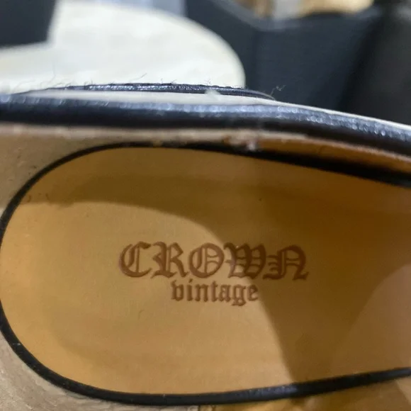 Crown Vintage Delight Two-Tone Wedge Heels - Picture 5 of 8